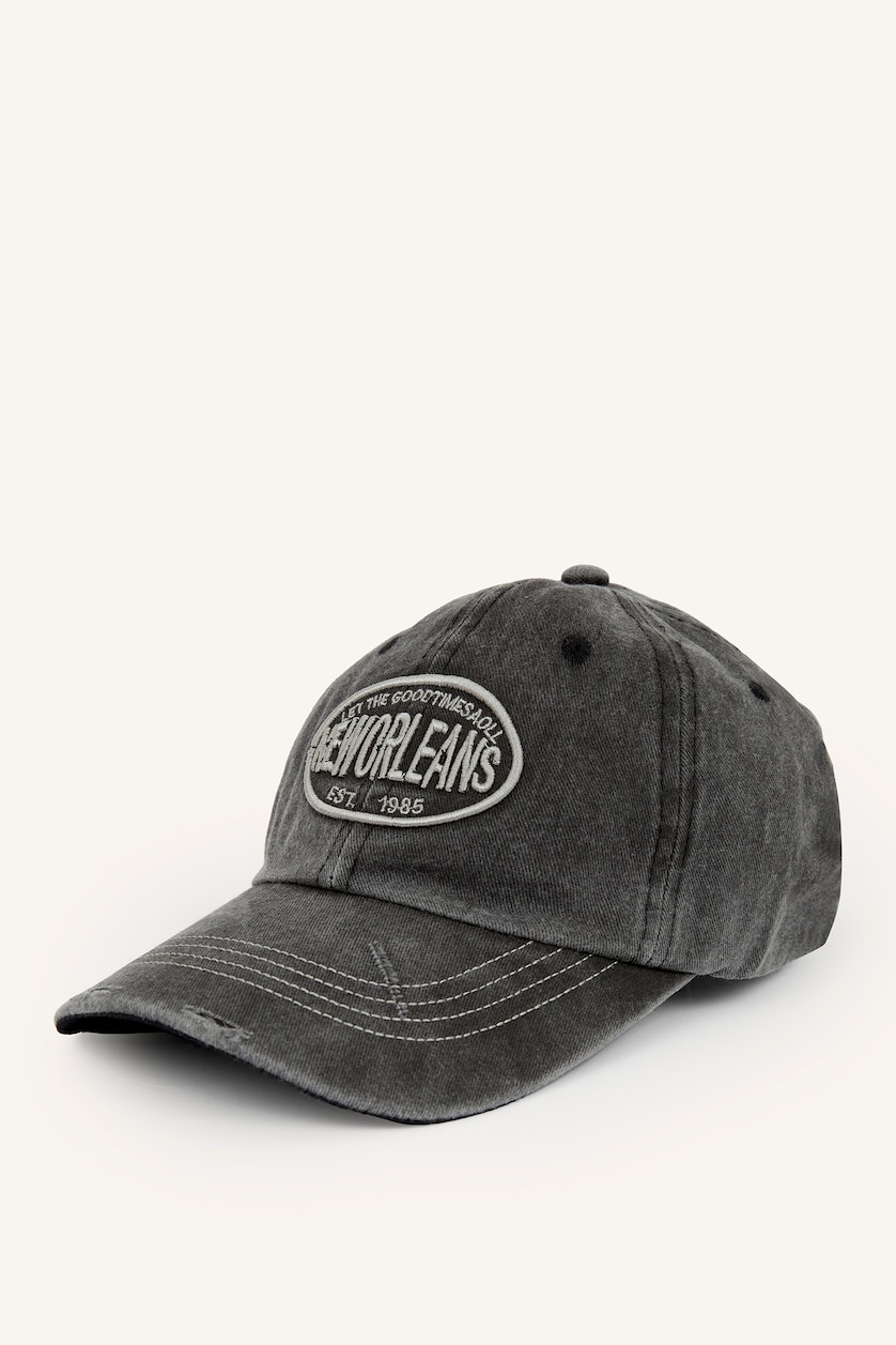Men Black Man Cotton Hat
