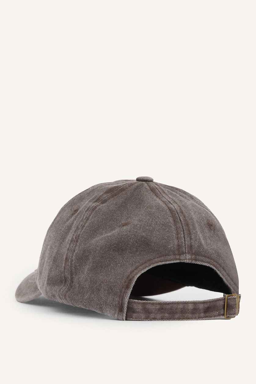 MAN Brown Man Cotton Emblem Detail Cap