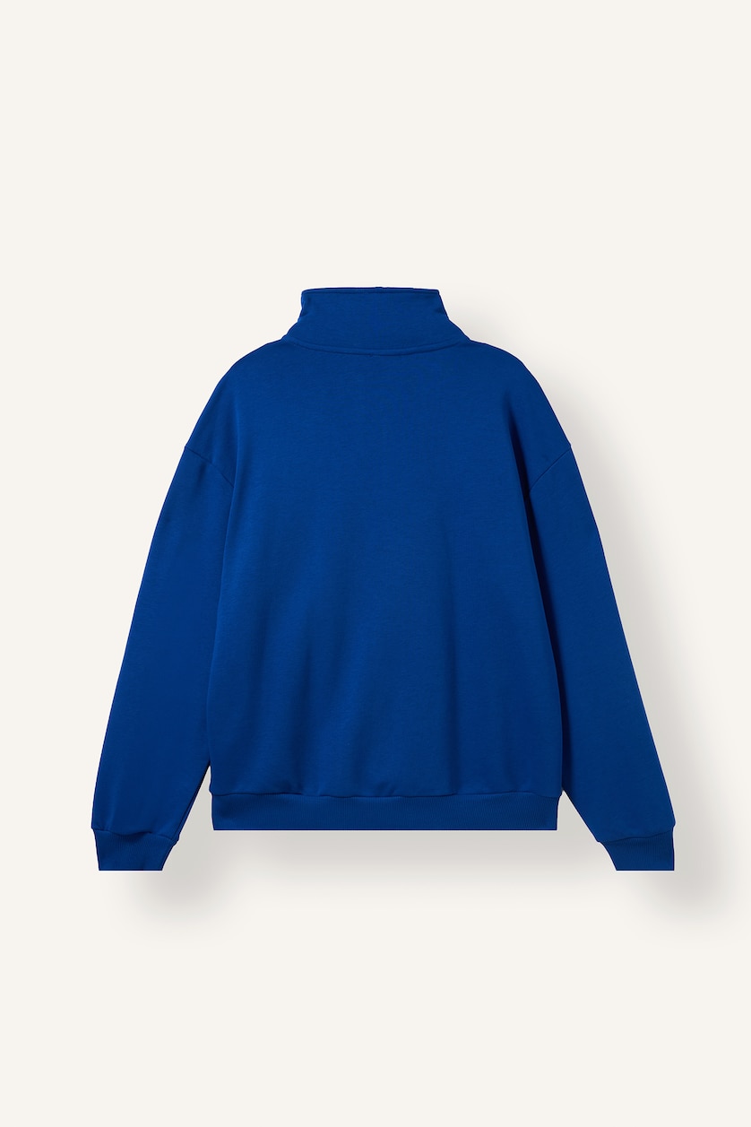 نساء أزرق فاقع Loose Fit Sweatshirt