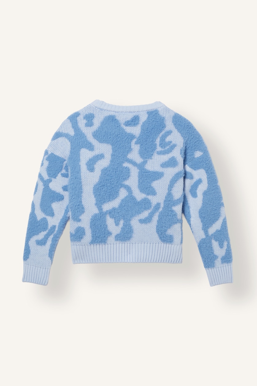 Young Girls - Teen Girls Light Blue Girl Regular Fit Crew Neck Pullover