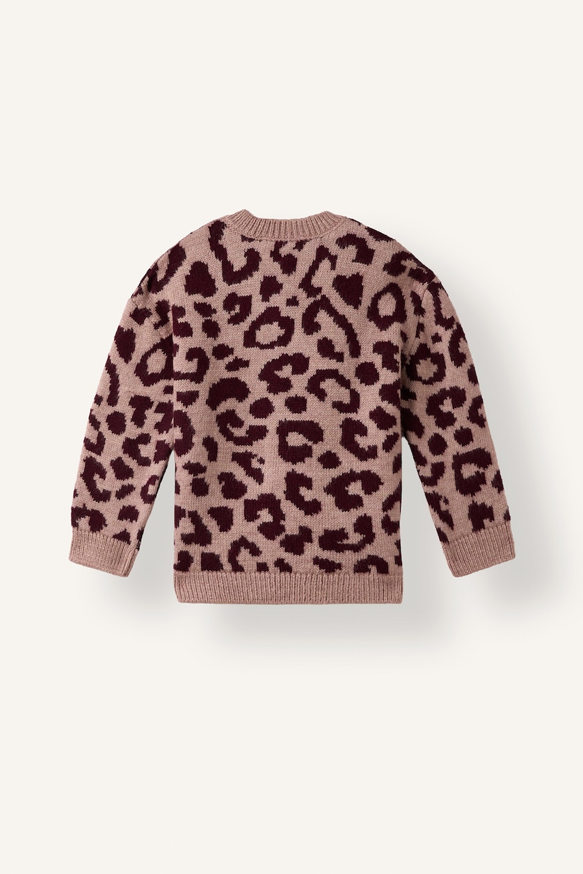 Baby Girls Rose Regular Fit Crew Neck Cardigan