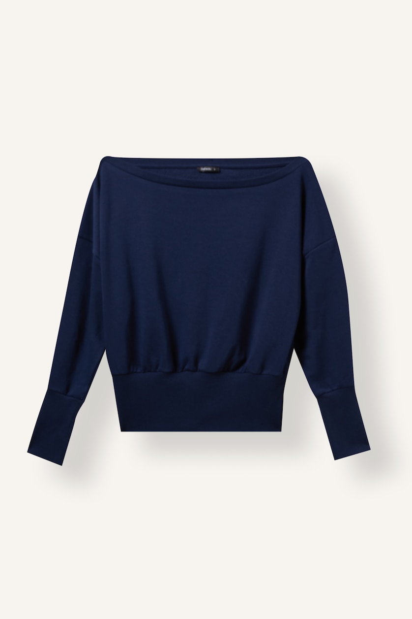 Women NAVY Loose Fit Sweatshirt