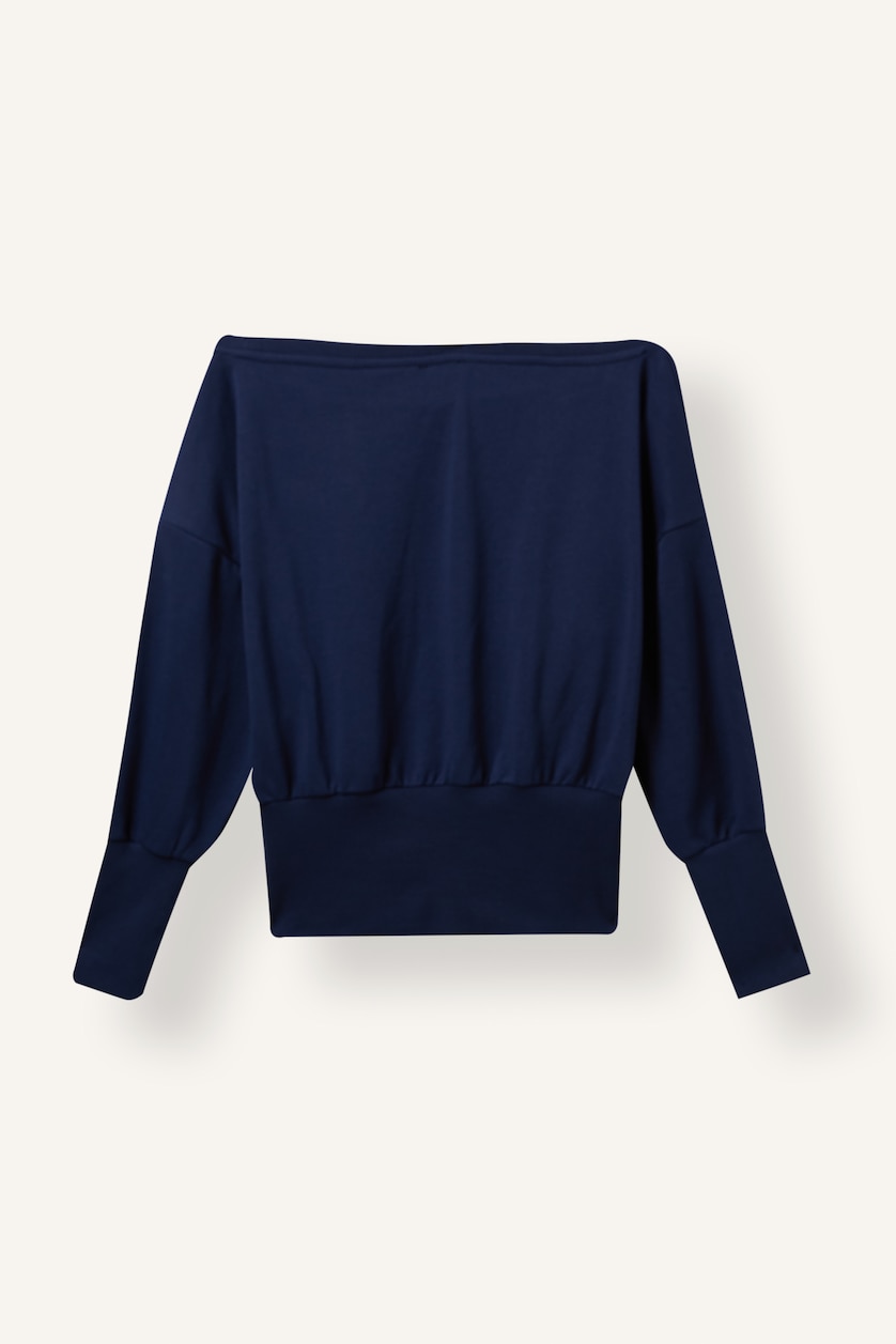 Women NAVY Loose Fit Sweatshirt