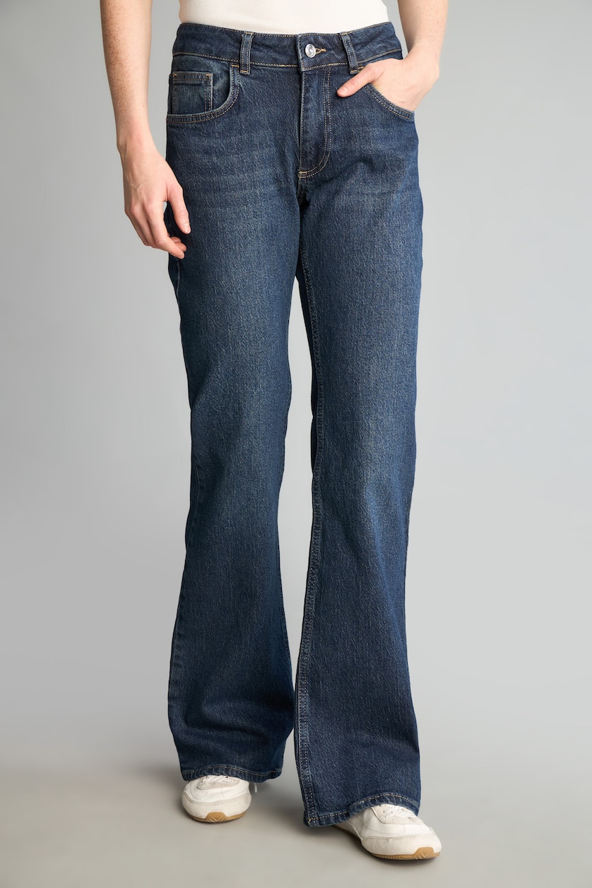 WOMAN Dark Blue Low Waist Trousers