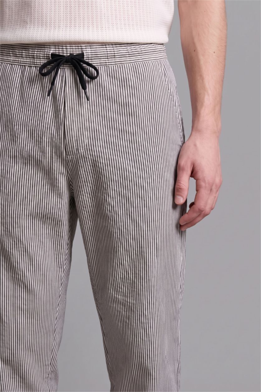 رجال اللون الحجري Baggy Fit Trousers