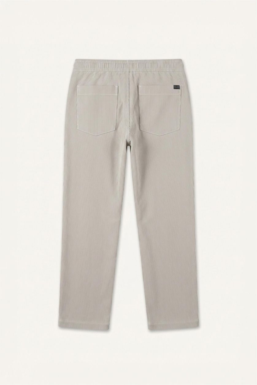 رجال اللون الحجري Baggy Fit Trousers