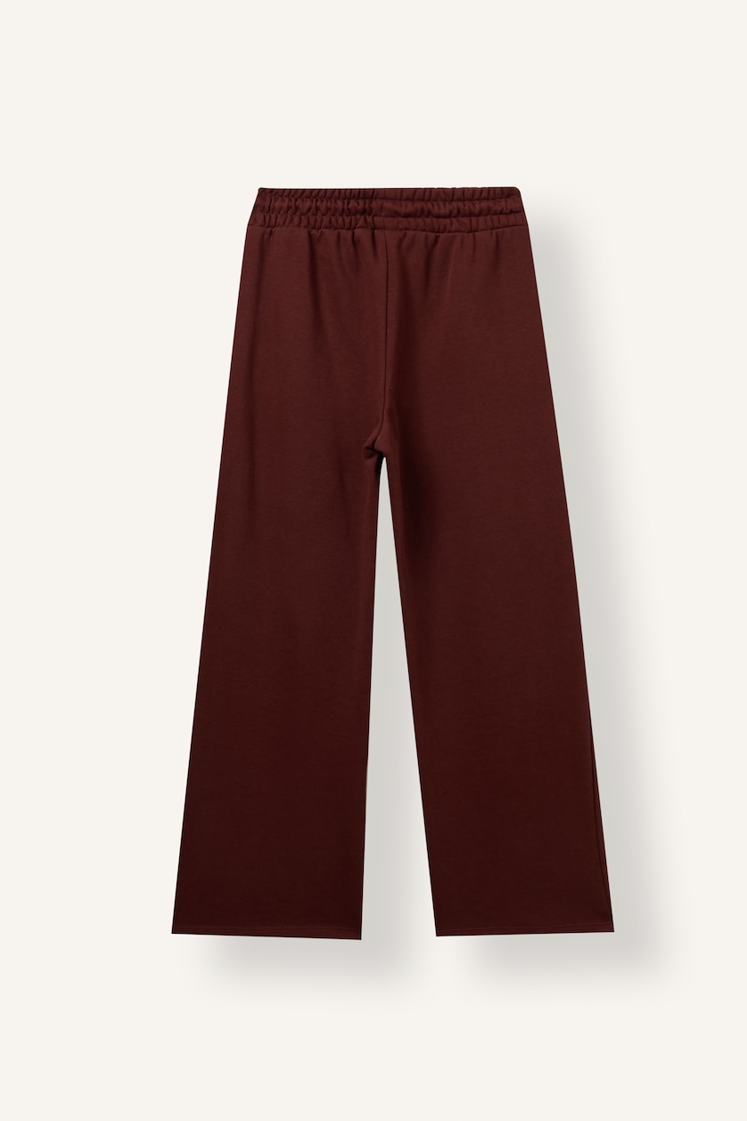 Young Girls - Teen Girls Bordeaux Wide Leg Trousers