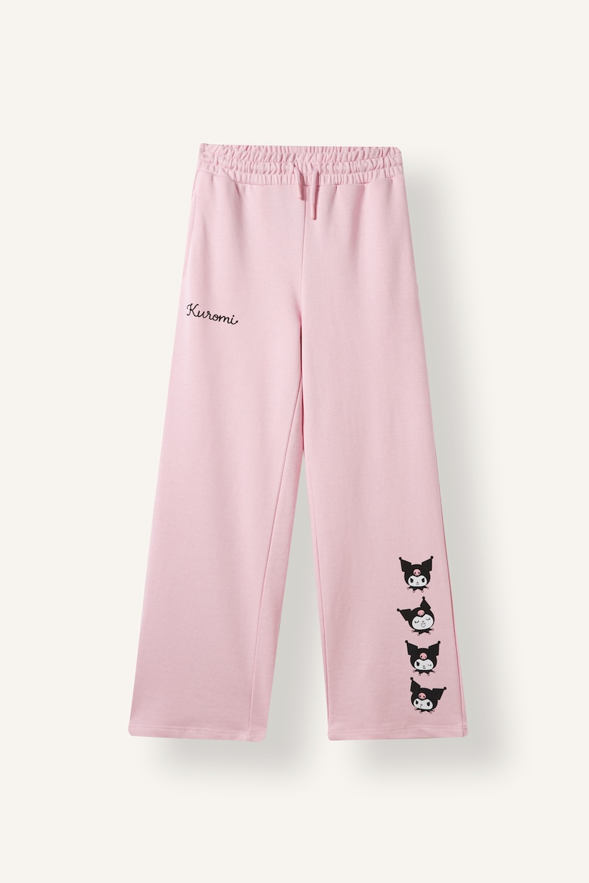 Young Girls - Teen Girls Pink Wide Leg Trousers