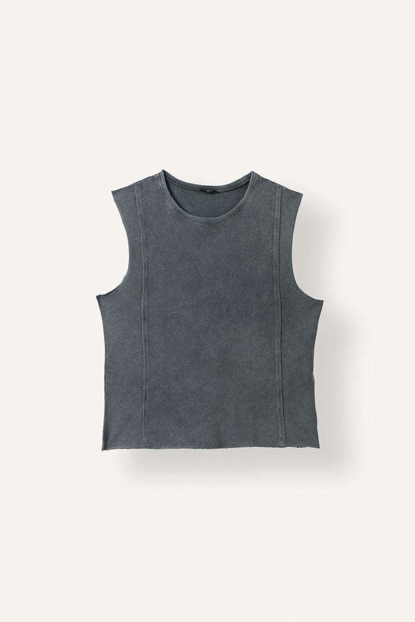 Men Anthracite Oversize Top