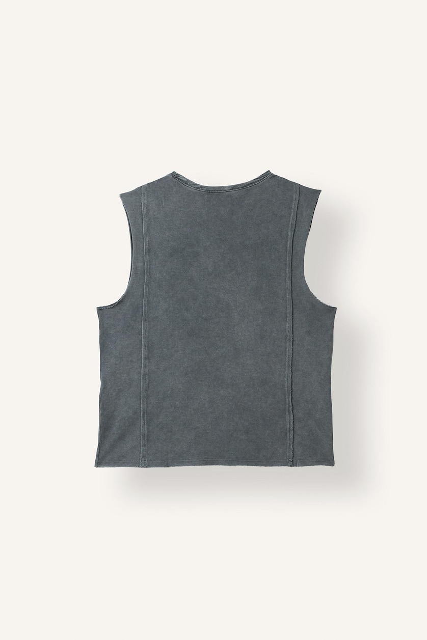 Men Anthracite Oversize Top