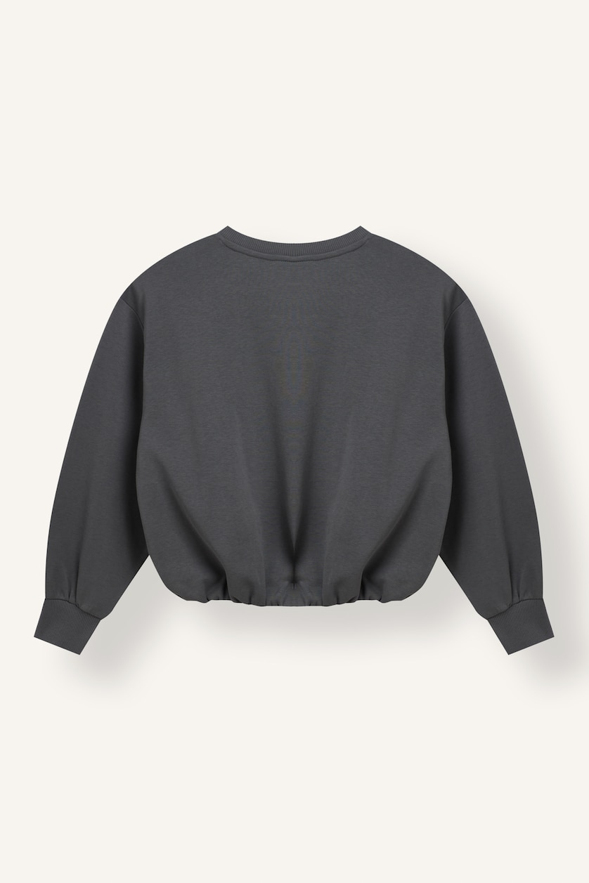 Young Girls - Teen Girls Grey Woman Regular Fit Crew Neck Sweatshirt