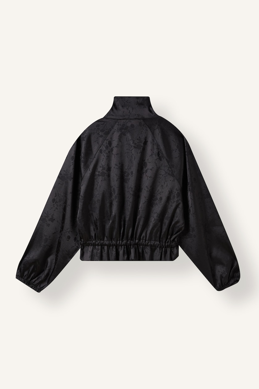 Woman Black Balloon Fit Blazer