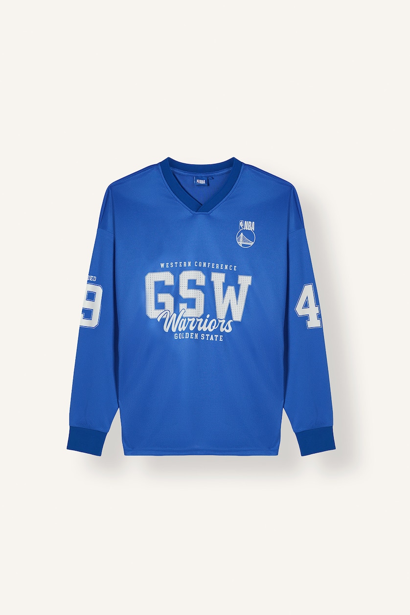 Men Sax Oversize Fit Tulle Sweatshirt