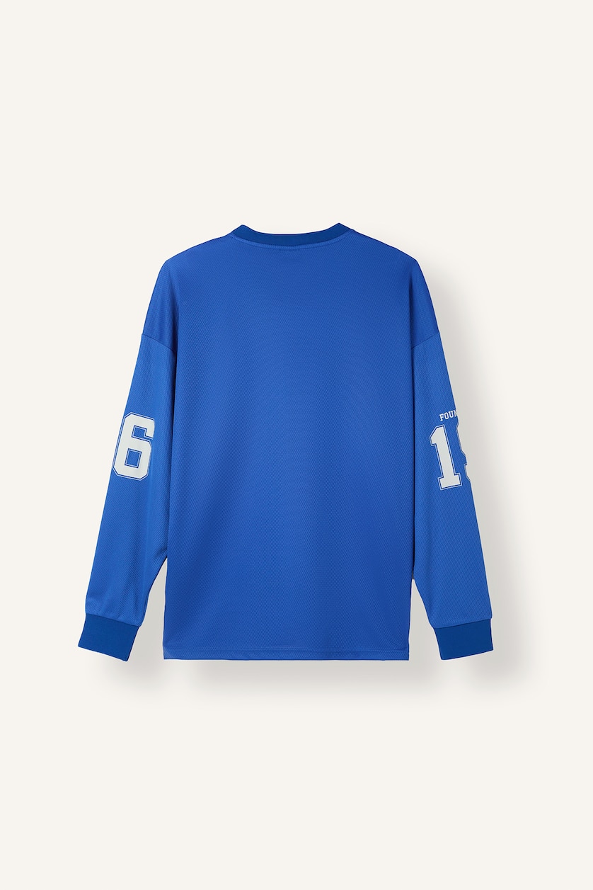 Men Sax Oversize Fit Tulle Sweatshirt