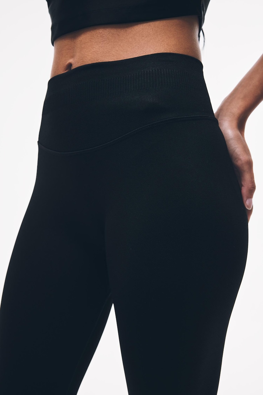 Women Black High Waist Sport Leggings