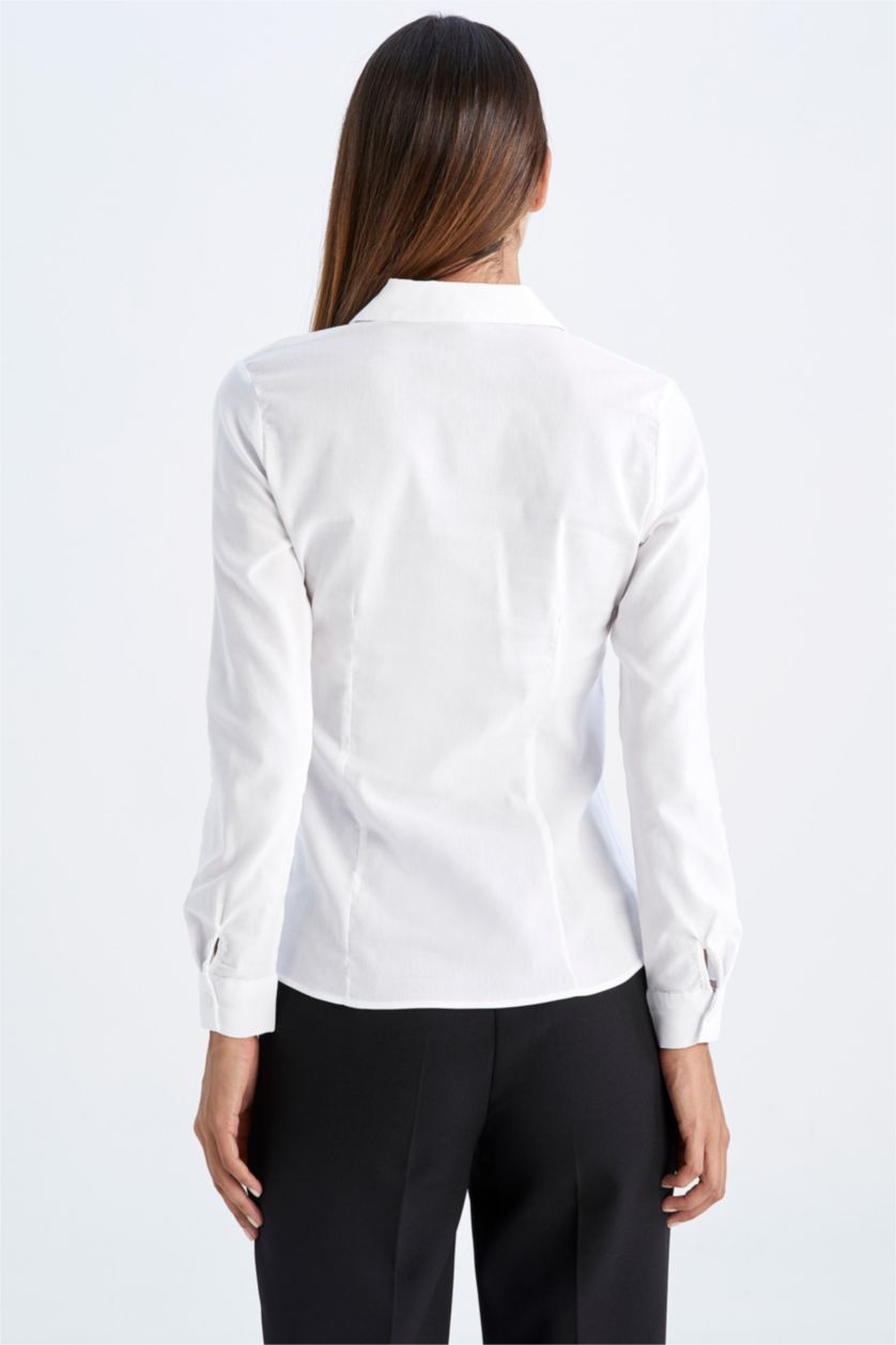 FEMME Blanc Regular Fit Long Sleeve Shirt