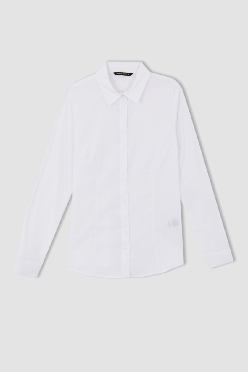 FEMME Blanc Regular Fit Long Sleeve Shirt