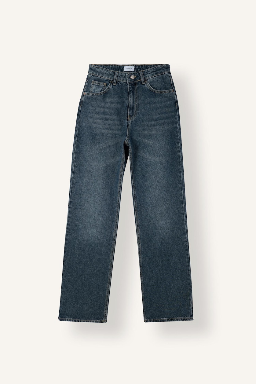 Women Blue High Waist Trousers