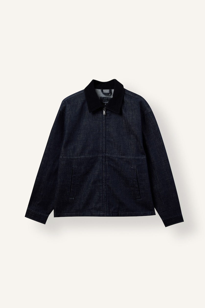 Men Dark Blue Jacket