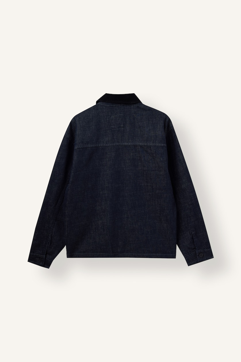 Men Dark Blue Jacket