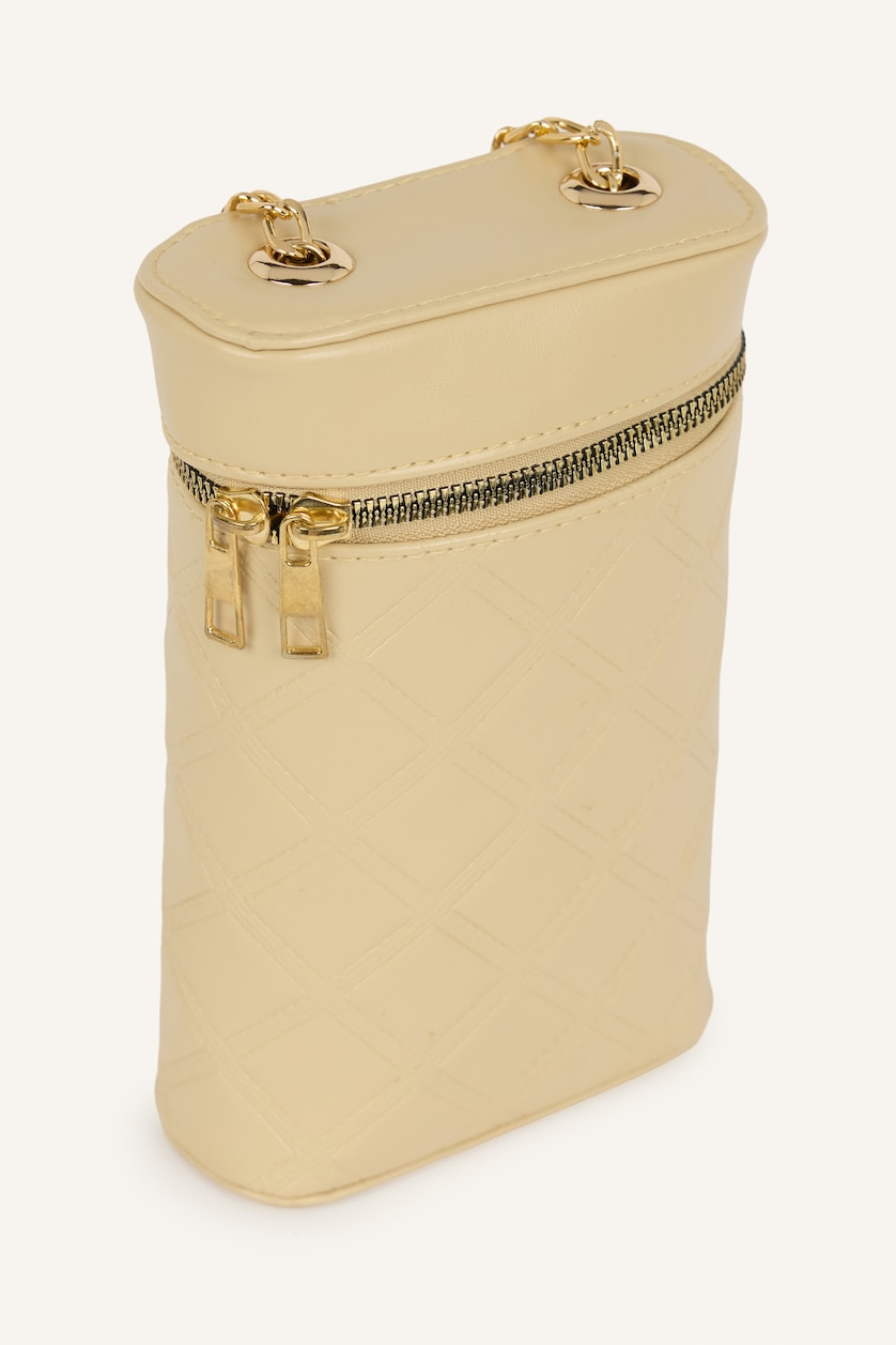 WOMAN Beige Woman Crossbody Bag
