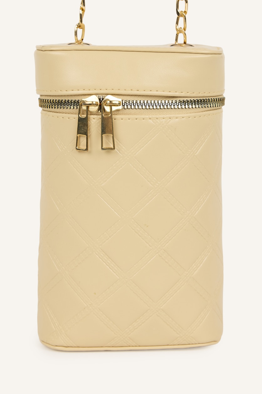 WOMAN Beige Woman Crossbody Bag