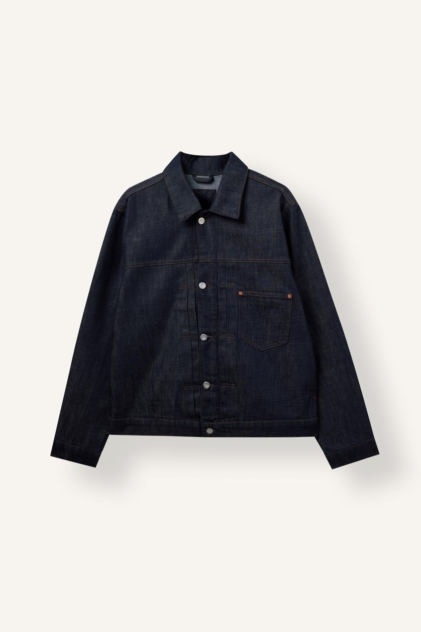 Men Dark Blue Jacket