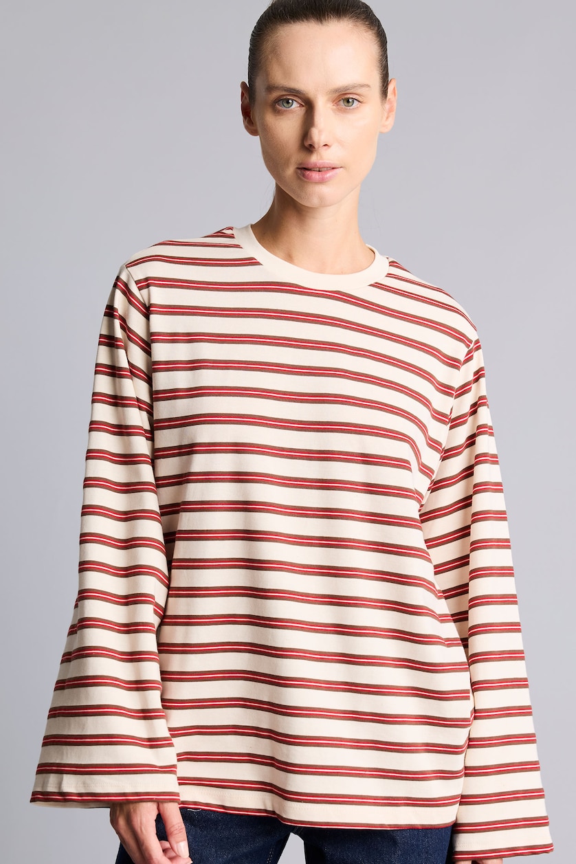 Women Brown Long Sleeve T-Shirt
