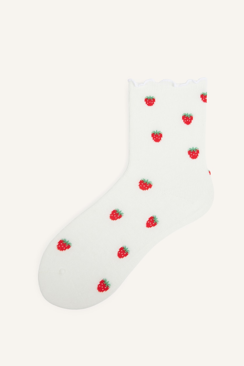 Young Girls - Teen Girls Blue Girl Low Cut Socks