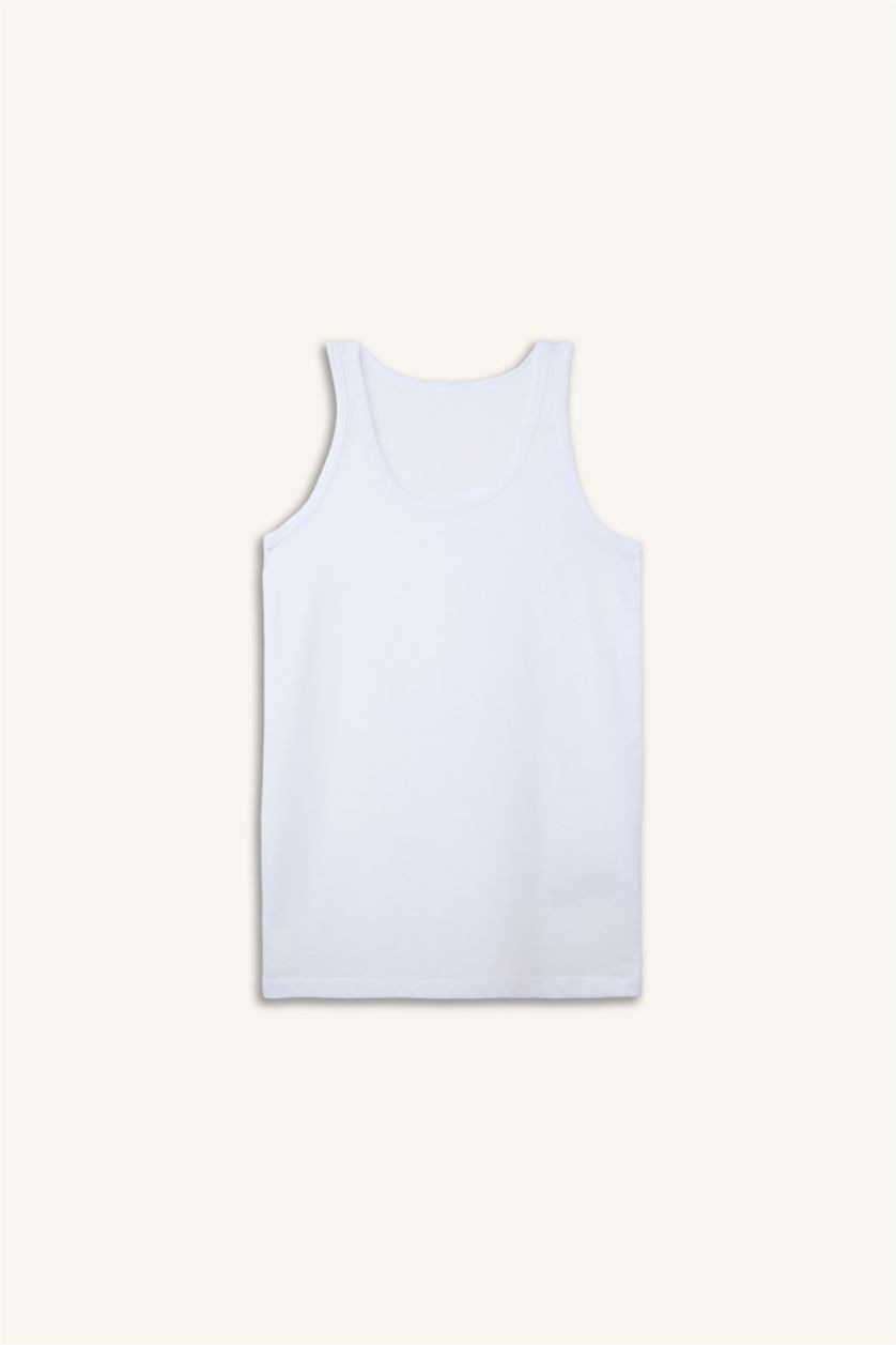 Young Boys - Teen Boys White Boy 2 piece Regular Fit Tank Top