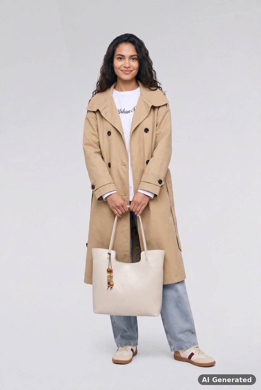 WOMAN Beige Shoulder bag