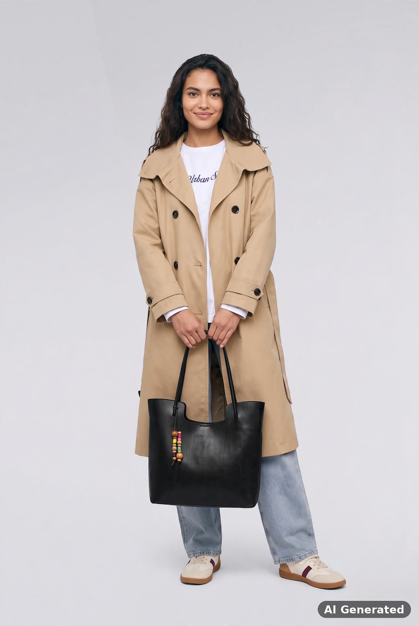 WOMAN Black Shoulder bag