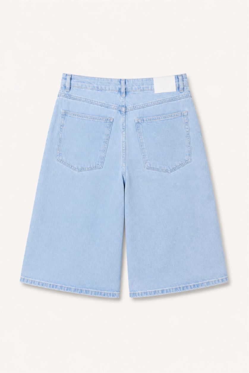 Man Light Blue Bermuda