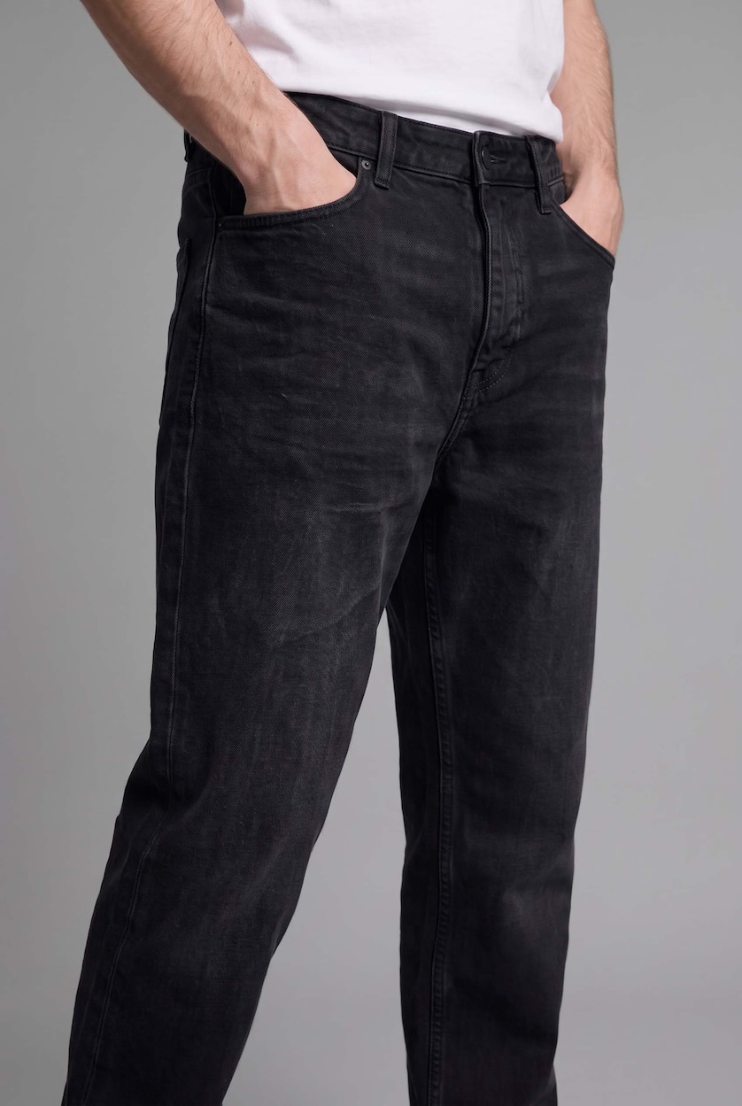 Мужчины Антрацит Джинсы Baggy Fit