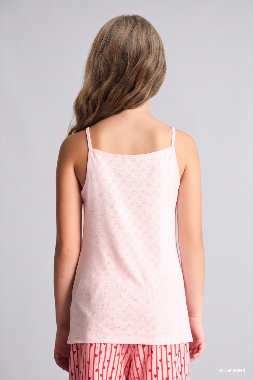 Girls & Teens Pink Girl 2 Piece Undershirts