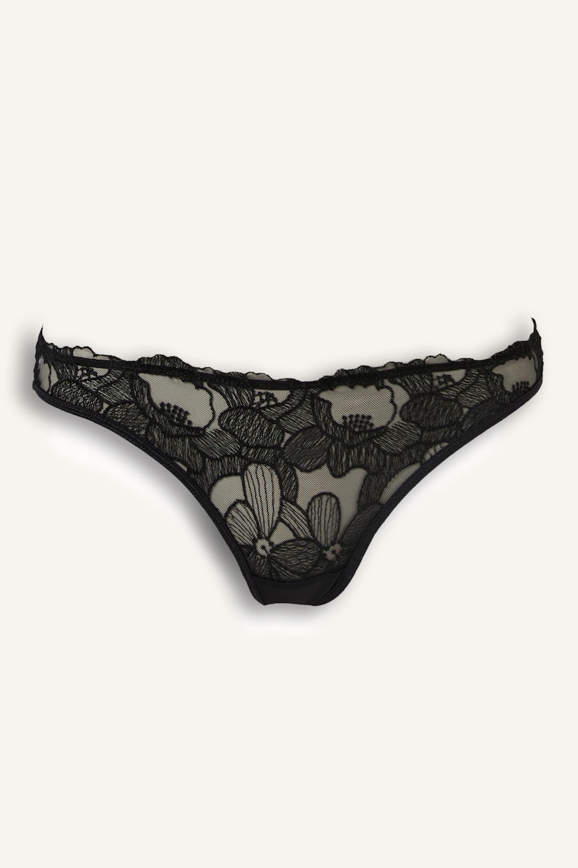 Women Black Tulle