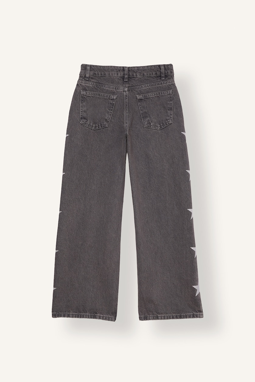 Young Girls - Teen Girls Anthracite Straight Fit Denim Trousers