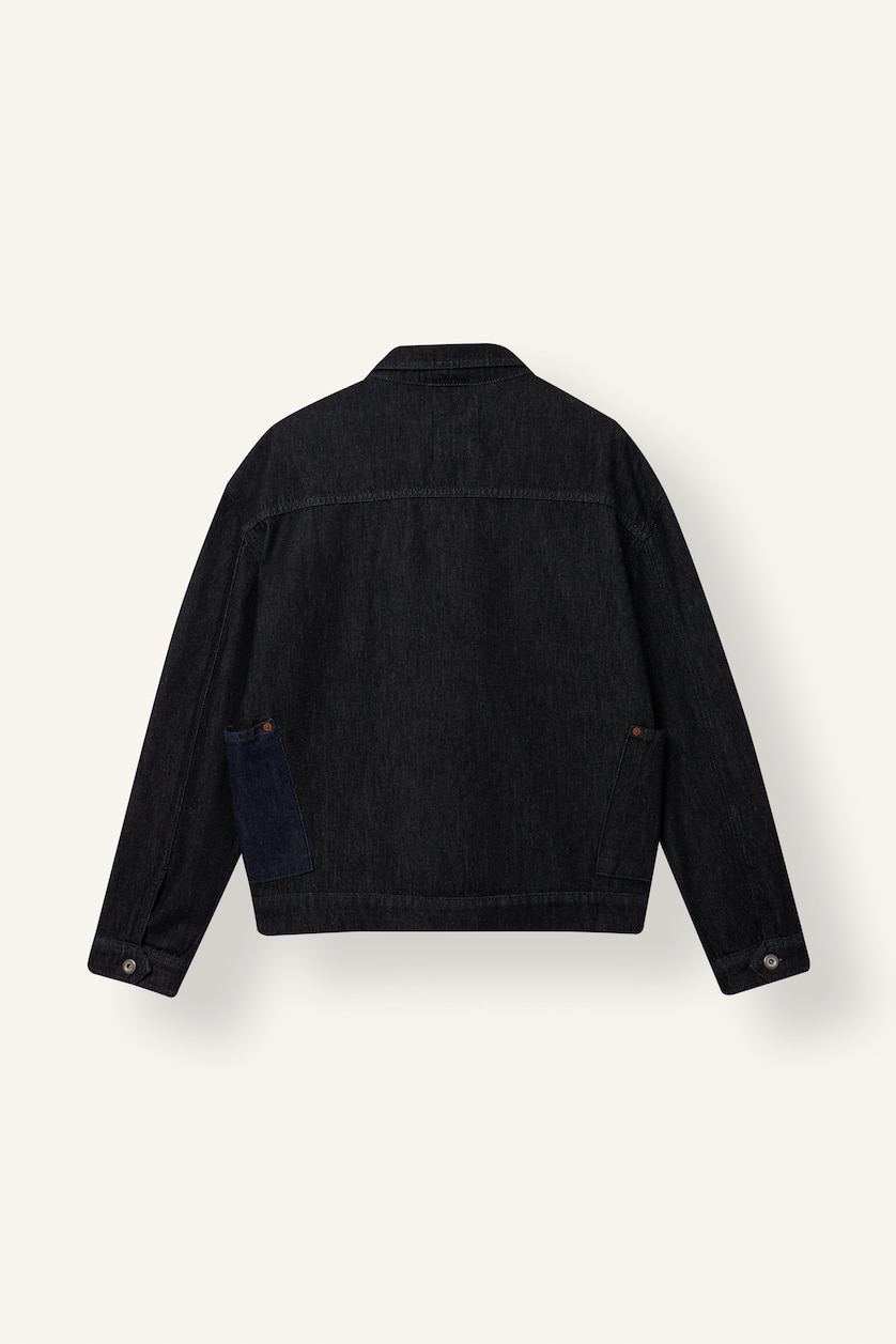 Men Dark Blue Jacket