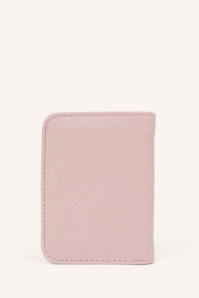 Kadın Açık Pembe Metal Detaylı Suni Deri Cüzdan