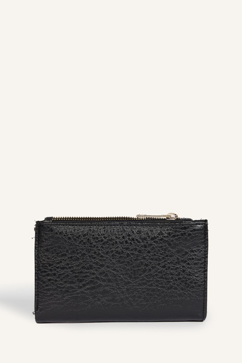 Women Black Woman Faux Leather Wallets
