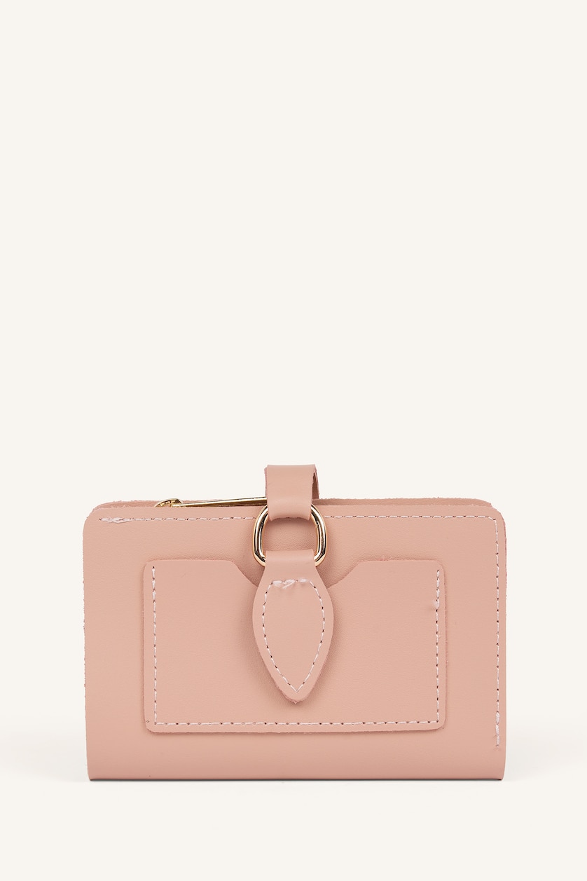 Women Powder Woman Faux Leather Wallets
