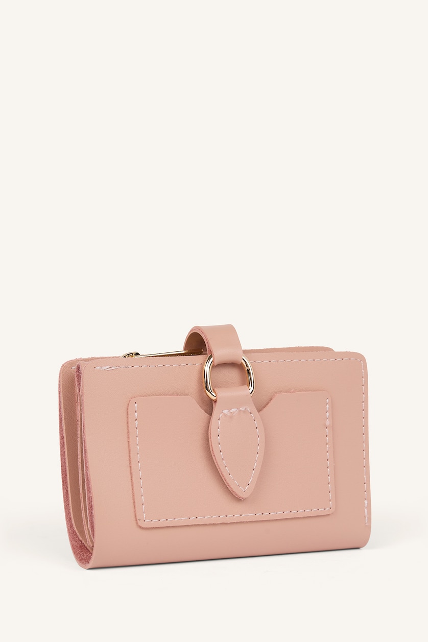 Women Powder Woman Faux Leather Wallets