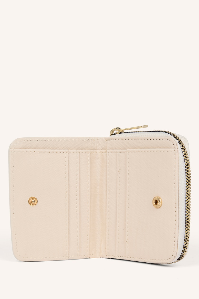 Women Beige Woman Faux Leather Wallets