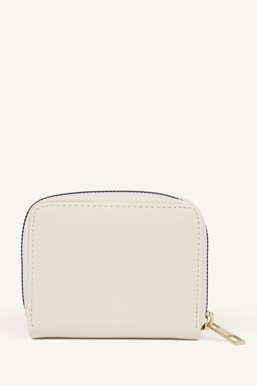 Women Beige Woman Faux Leather Wallets