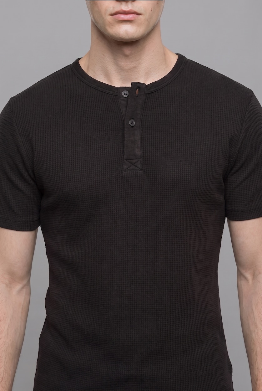 MAN Black Slim Fit Short Sleeve T-Shirt