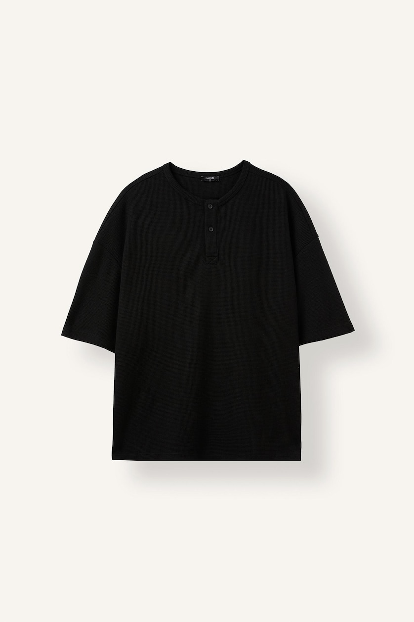 MAN Black Slim Fit Short Sleeve T-Shirt