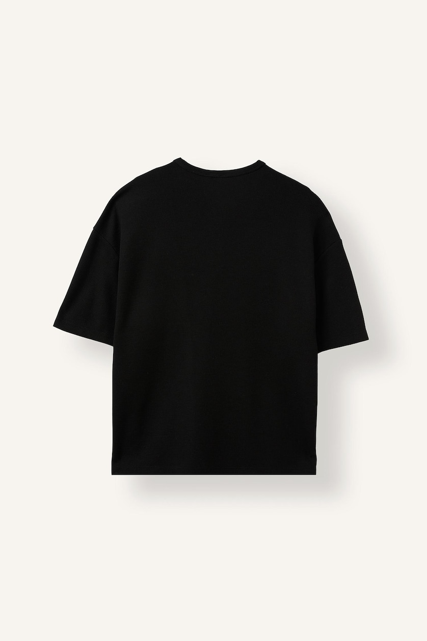 MAN Black Slim Fit Short Sleeve T-Shirt