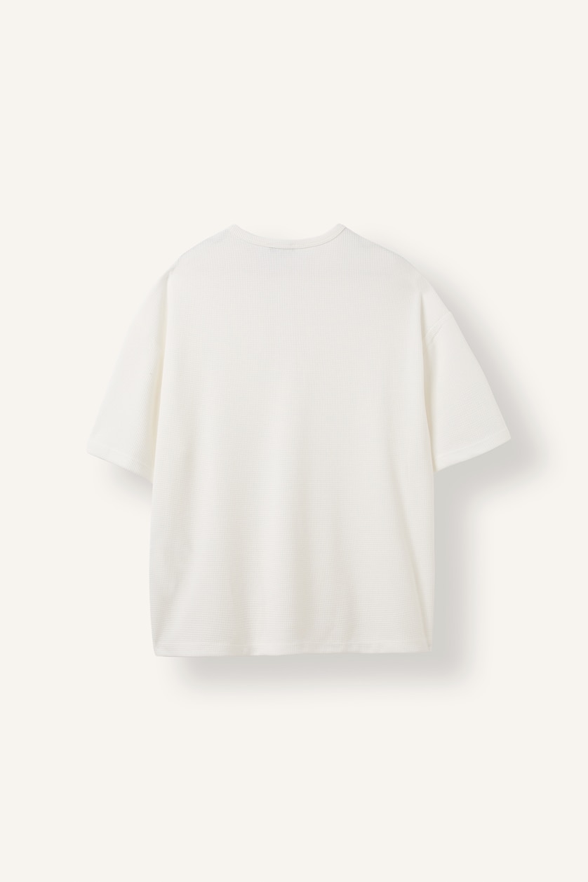 Men White Slim Fit Short Sleeve T-Shirt