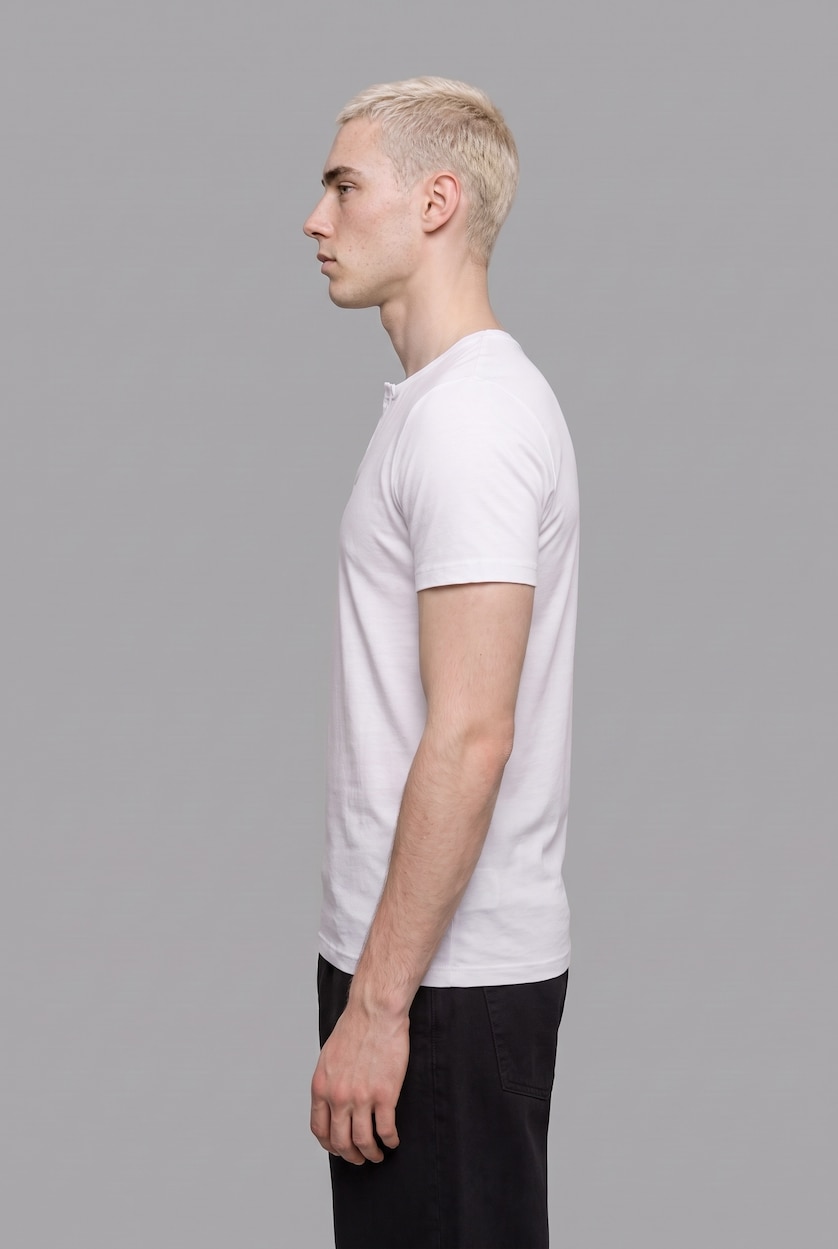 MAN White Slim Fit Short Sleeve T-Shirt