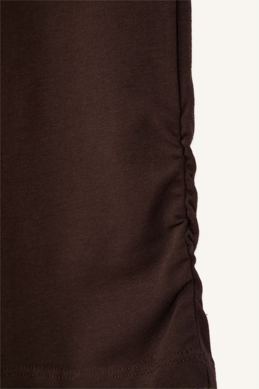 Girls & Teens Brown Girl Cotton Leggings